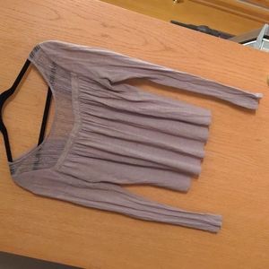 Long sleeve Mudd shirt with cute open back